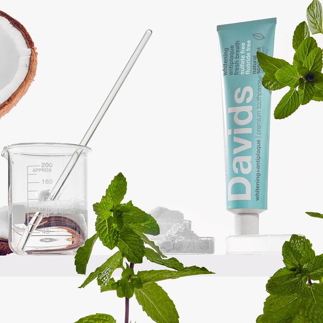 Davids | Premium Natural Toothpaste, Spearmint