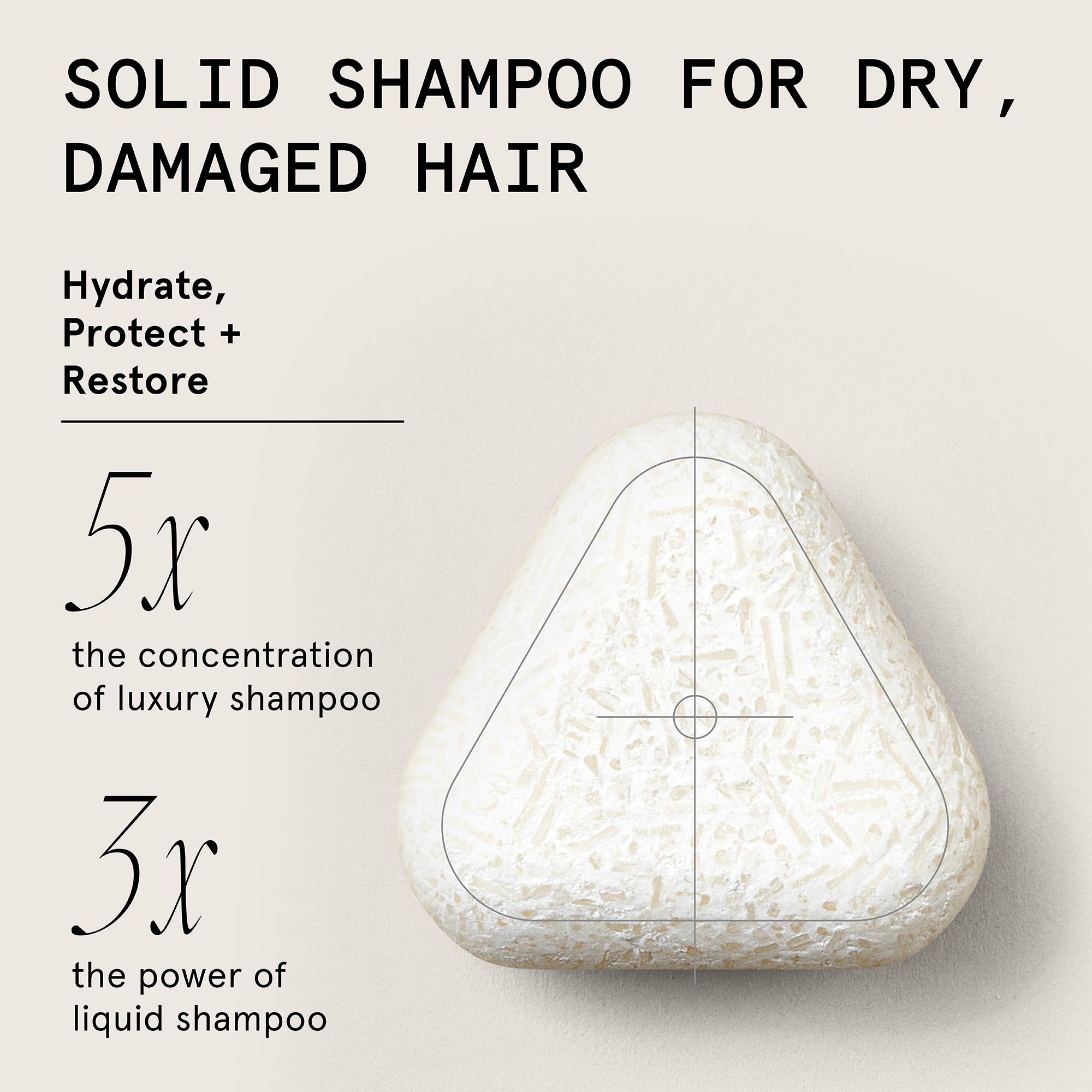 Hydrating Repair Shampoo Bar for Dry, Damaged Hair - The Shop at Good Condition