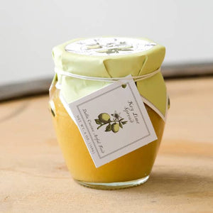 A bottle of Bella Cucina Key Lime Spread