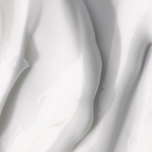 A swatch of a thick white substance. 