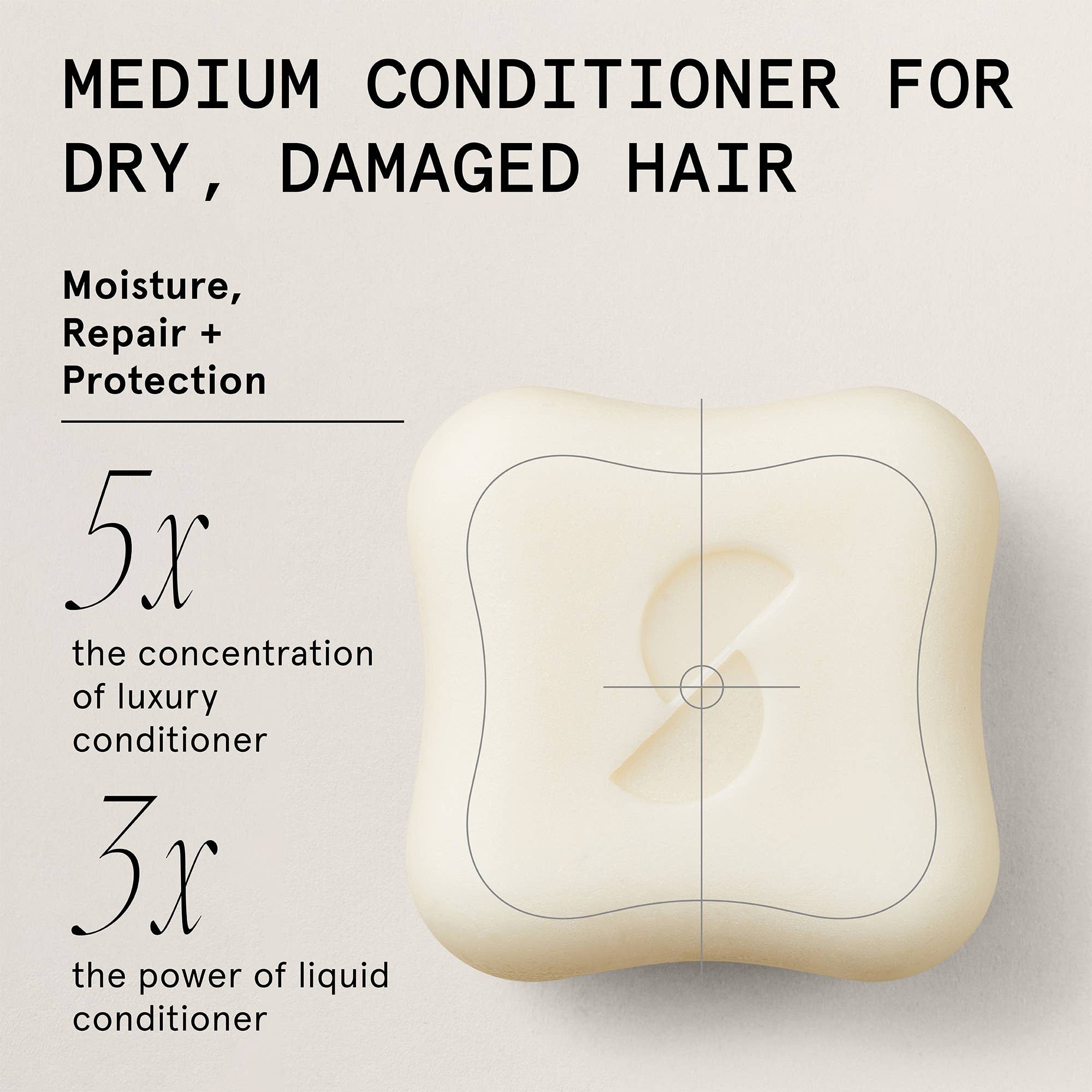 Medium Intensity Conditioner Bar for Dry, Damaged Hair - The Shop at Good Condition