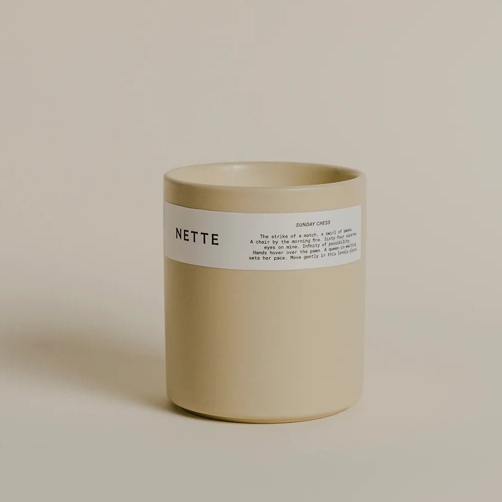 Nette NYC Candle - Sunday Chess - The Shop at Good Condition