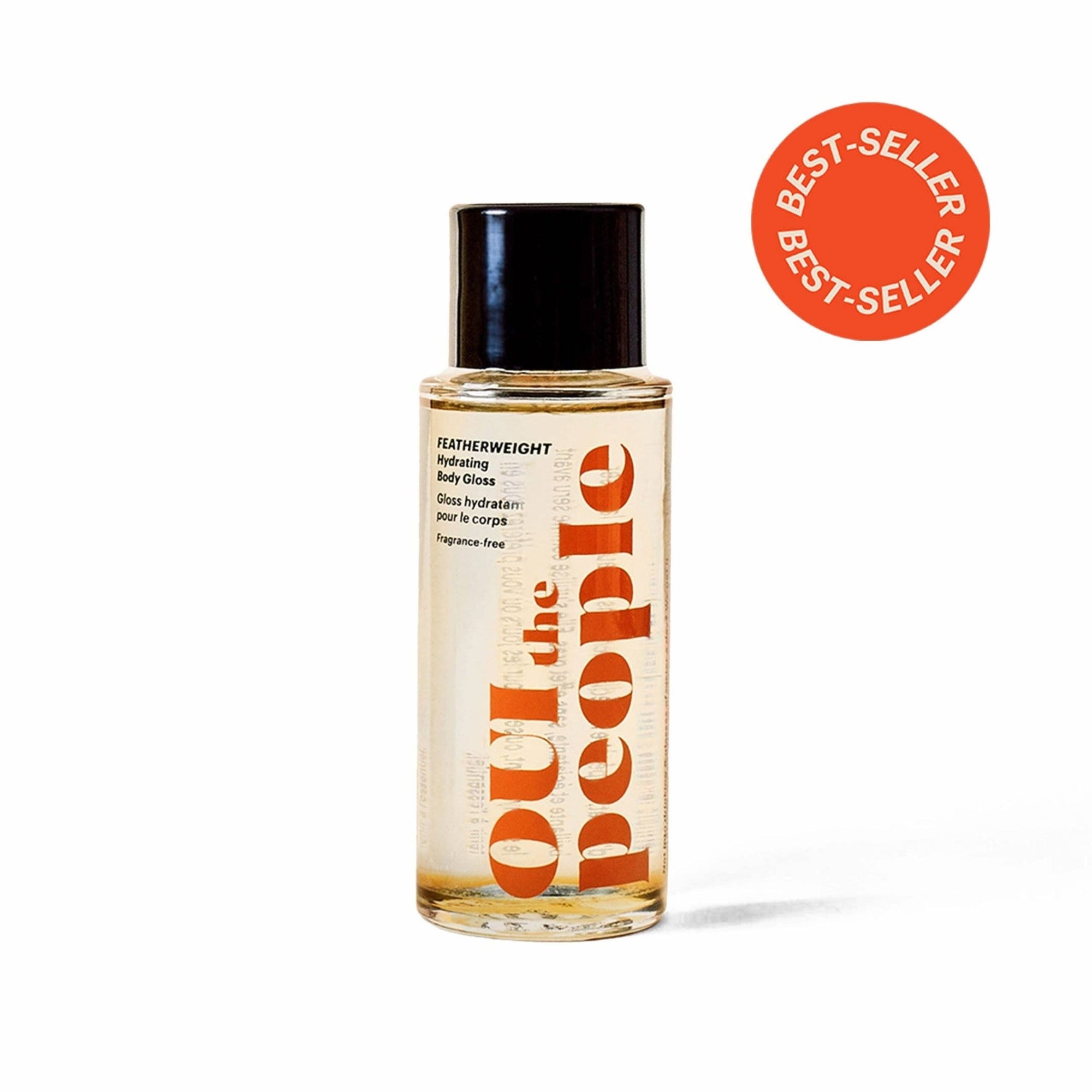 A bottle of Oui the People Hydrating Body Gloss