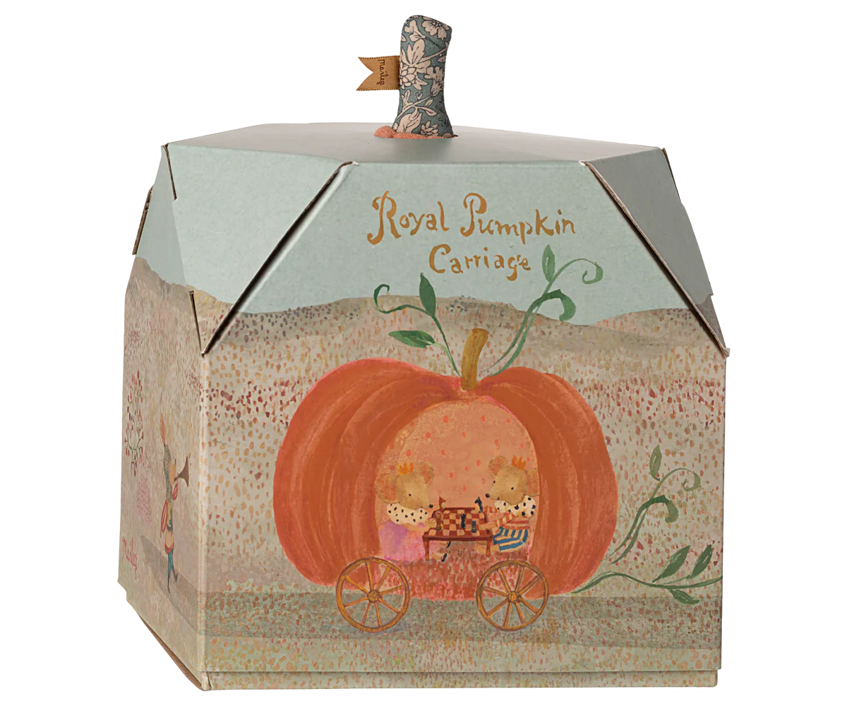 Maileg | Pumpkin Carriage for Mouse