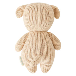 The Cuddle and Kind baby puppy stuffed animal gives 5 meals when purchased