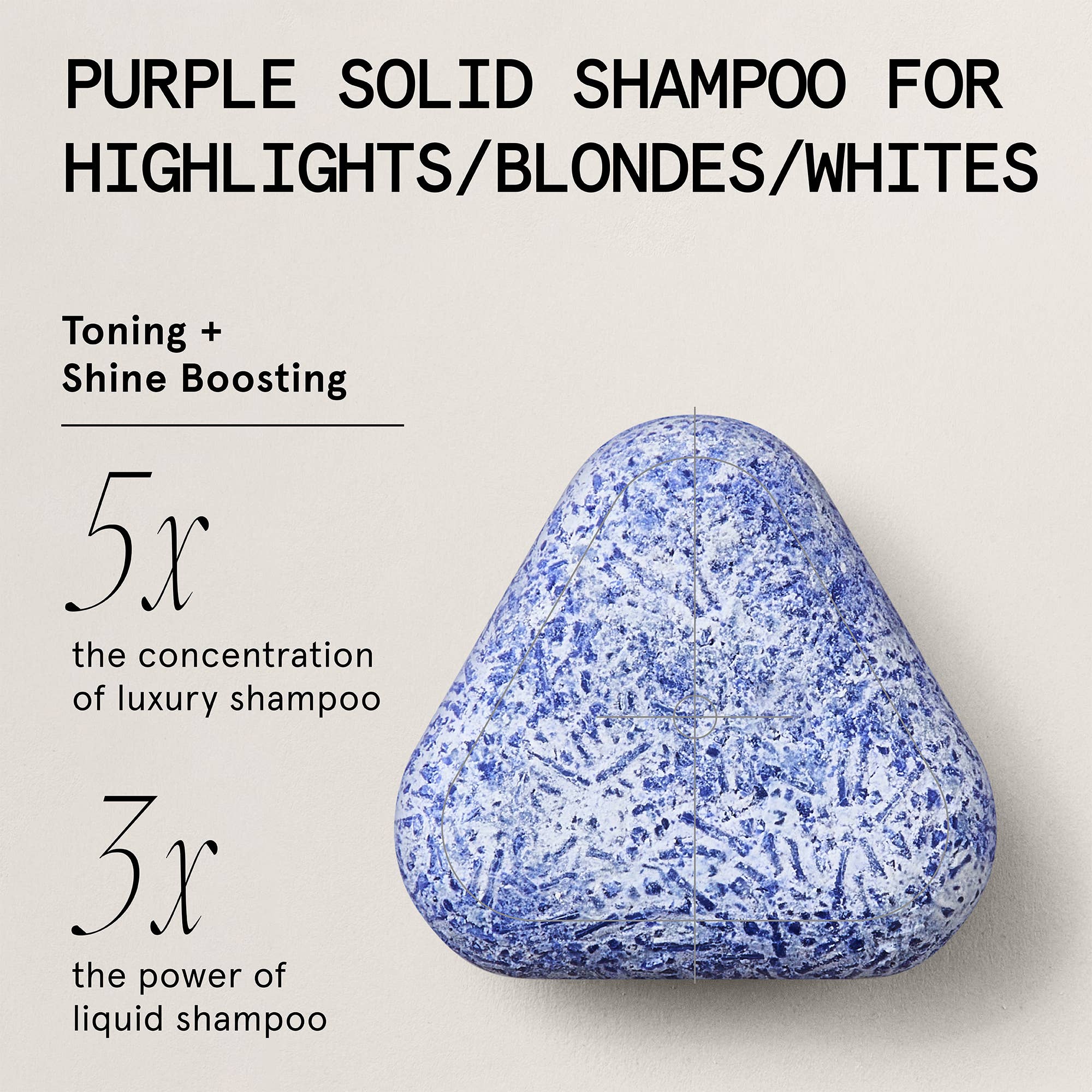 Purple Shampoo Bar for Blonde, Highlighted + White Hair: 2.15oz - The Shop at Good Condition