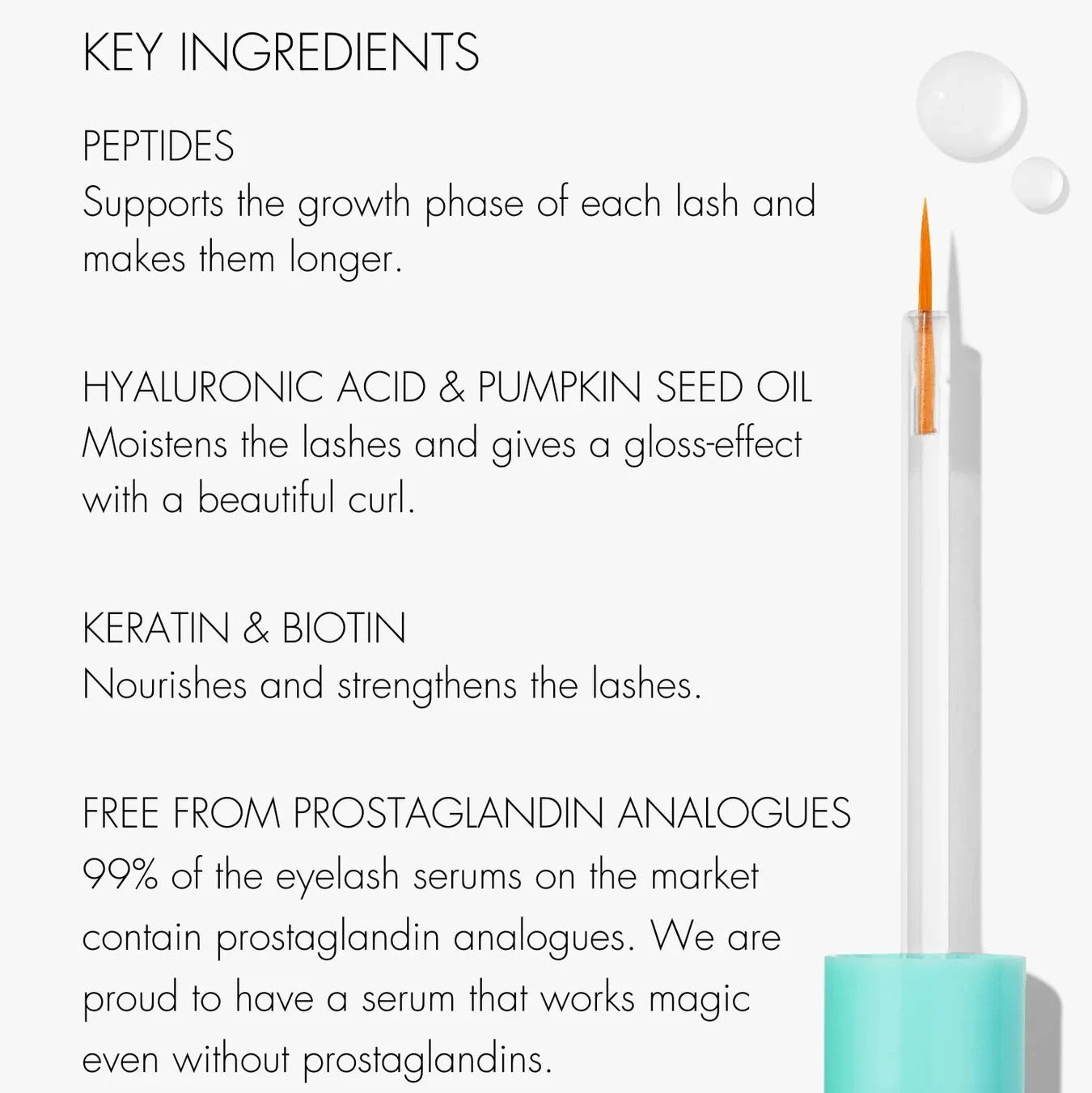 A tube of the award winning sweed beauty lash growth serum