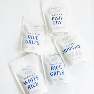Congaree & Penn rice grits, fish fry, middling, 