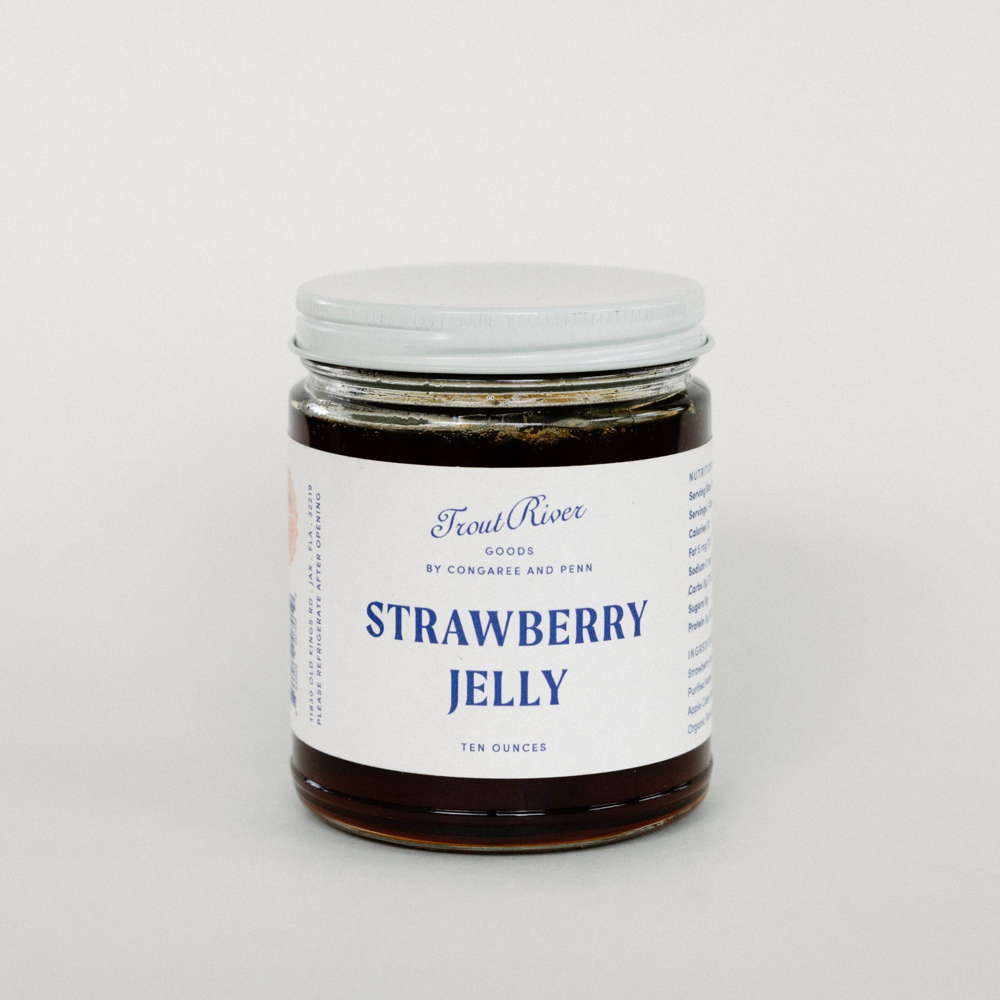 Congaree & Penn Trout River strawberry jelly